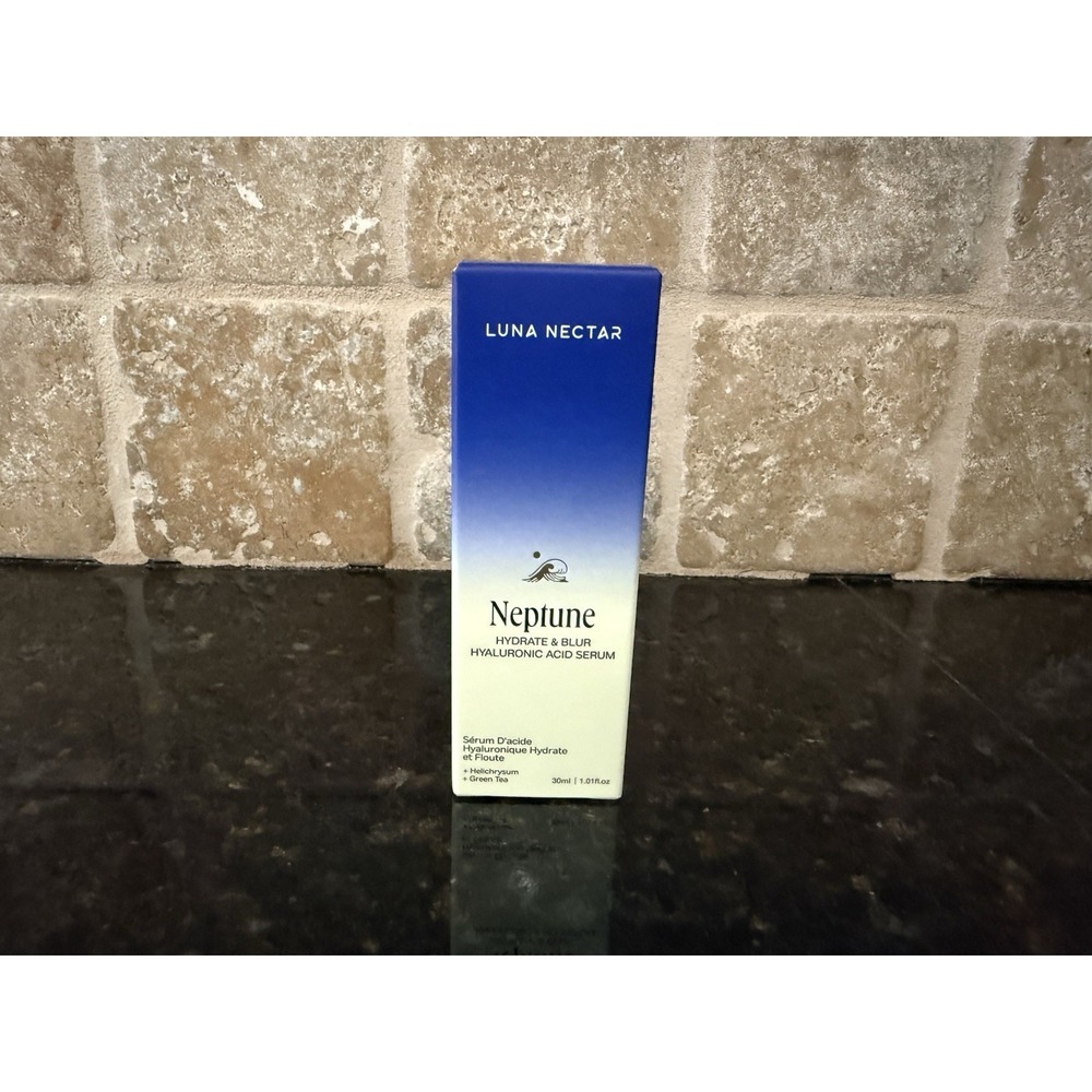 Luna Nectar Neptune Hydrate & Blur Hyaluronic Acid Serum 1.01 fl‎ oz NIB